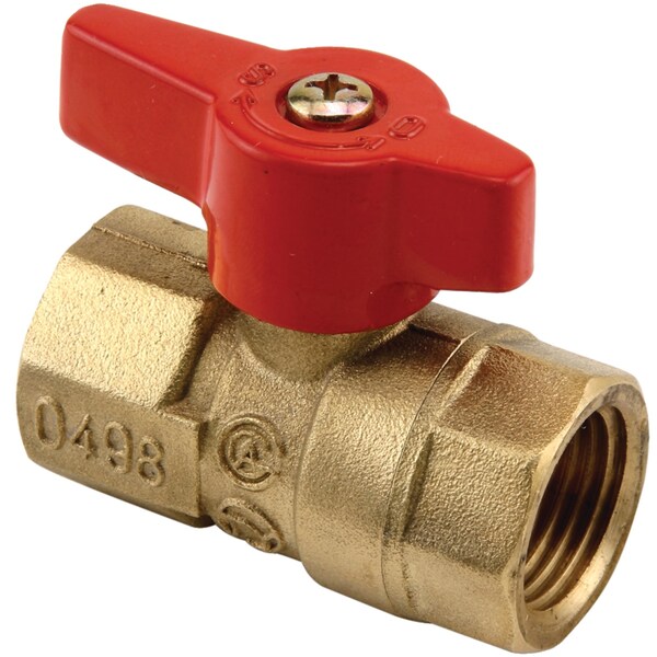 No Logo AGA Approved 1/2" Gas Valve 40040-08